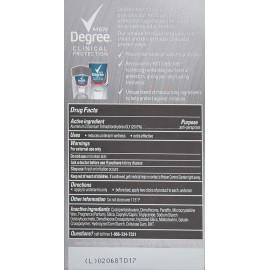 DEGREE Men Clinical Protection Sport Strength Antiperspirant & Deodorant, 1.7 Ounce, Pack of 3 (Packaging may vary) DEGREE Men Clinical Protection Sport Strength Antiperspirant & Deodorant, 1.7 Ounce, Pack of 3 (Packaging may vary)