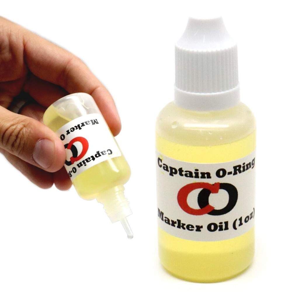 Paintball Marker Oil Lube (1oz, 30cc) by Captain O-Ring - Dropper Oil Lubricant for Paintball Markers and Air Guns Paintball Marker Oil Lube (1oz, 30cc) by Captain O-Ring - Dropper Oil Lubricant for Paintball Markers and Air Guns
