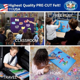 Little Folk Visuals Brown Bear, Brown Bear, What do You See? Precut Flannel/Felt Board Figures, 11 Pieces Set Little Folk Visuals Brown Bear, Brown Bear, What do You See? Precut Flannel/Felt Board Figures, 11 Pieces Set