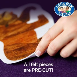 Little Folk Visuals Brown Bear, Brown Bear, What do You See? Precut Flannel/Felt Board Figures, 11 Pieces Set Little Folk Visuals Brown Bear, Brown Bear, What do You See? Precut Flannel/Felt Board Figures, 11 Pieces Set