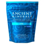 Ancient Minerals Magnesium Bath Flakes Ultra with OptiMSM - Resealable Magnesium Bag of Zechstein Chloride Alternative to Epsom Bath Salt (1.65 lb)