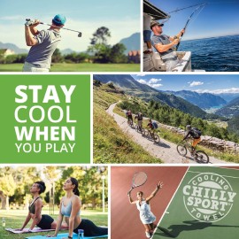 FROGG TOGGS Chilly Sport Cooling Neck Wrap & Head Band FROGG TOGGS Chilly Sport Cooling Neck Wrap & Head Band