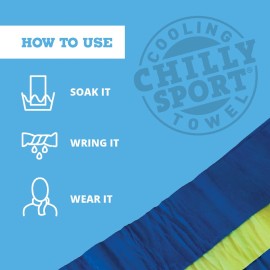 FROGG TOGGS Chilly Sport Cooling Neck Wrap & Head Band FROGG TOGGS Chilly Sport Cooling Neck Wrap & Head Band