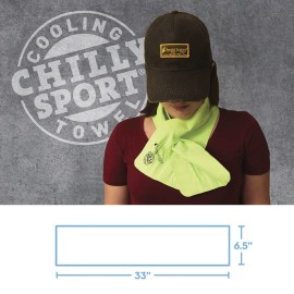 FROGG TOGGS Chilly Sport Cooling Neck Wrap & Head Band FROGG TOGGS Chilly Sport Cooling Neck Wrap & Head Band