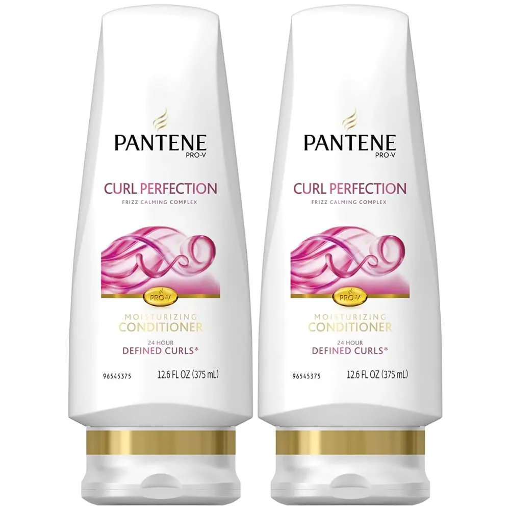 Pantene Pro-V Curly Hair Curl Perfection Moisturizing Conditioner, 12 Fl Oz (Pack of 2) Pantene Pro-V Curly Hair Curl Perfection Moisturizing Conditioner, 12 Fl Oz (Pack of 2)