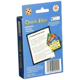 Dutch Blitz: Expansion Pack, Use Expansion Pack Alone or with Original Deck to Play with 2-4 Players, 4 New Card Colors, Fast Paced Fun for Everyone, for Ages 8 and Up
