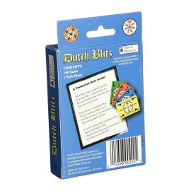 Dutch Blitz: Expansion Pack, Use Expansion Pack Alone or with Original Deck to Play with 2-4 Players, 4 New Card Colors, Fast Paced Fun for Everyone, for Ages 8 and Up