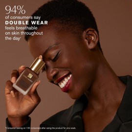 Este Lauder Double Wear Stay-in-Place 24-Hour Long-Wear Matte Foundation Makeup, 1 Fl Oz, 1C0 Shell