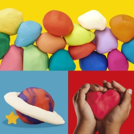 Play Doh Modeling Compound 10-Pack Case of Assorted Colors, Non-Toxic 2 oz. Cans, Back to School Gifts, Prizes, & Party Favors, Preschool Toys for Kids, Ages 2+ (Amazon Exclusive)