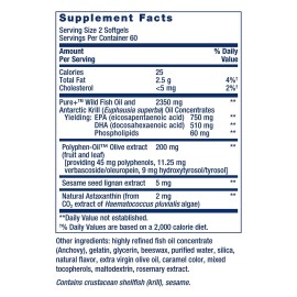 Life Extension Super Omega-3 (Fish Oil) Plus EPA/DHA With Sesame Lignans, Olive Extract, Krill and Astaxanthin (Packaging May Vary), Lemon, 120 Count Life Extension Super Omega-3 (Fish Oil) Plus EPA/DHA With Sesame Lignans, Olive Extract, Krill and Astaxanthin (Packaging May Vary), Lemon, 120 Count