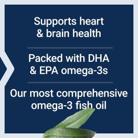Life Extension Super Omega-3 (Fish Oil) Plus EPA/DHA With Sesame Lignans, Olive Extract, Krill and Astaxanthin (Packaging May Vary), Lemon, 120 Count Life Extension Super Omega-3 (Fish Oil) Plus EPA/DHA With Sesame Lignans, Olive Extract, Krill and Astaxanthin (Packaging May Vary), Lemon, 120 Count