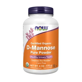 NOW Foods Supplements, D-Mannose Powder, Non-GMO Project Verified, Healthy Urinary Tract*, 6-Ounce