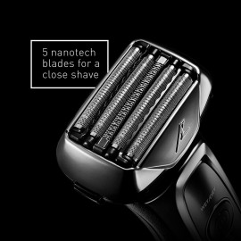 Panasonic ARC5 Electric Razor for Men with Pop-Up Trimmer, Wet/Dry 5-Blade Electric Shaver with Intelligent Shave Sensor and Multi-Flex Pivoting Head - ES-LV65-S (Silver) Panasonic ARC5 Electric Razor for Men with Pop-Up Trimmer, Wet/Dry 5-Blade Electric Shaver with Intelligent Shave Sensor and Multi-Flex Pivoting Head - ES-LV65-S (Silver)
