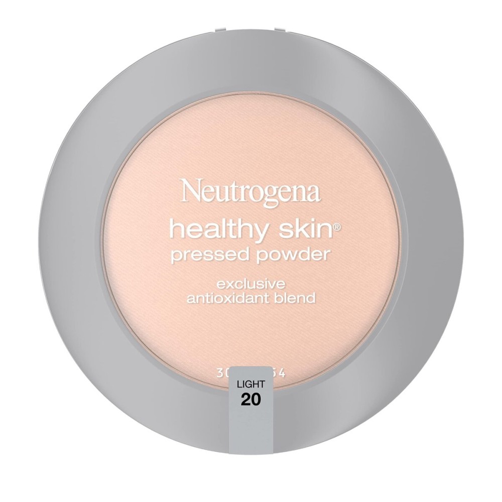 Neutrogena Healthy Skin Pressed Makeup Powder Compact with Antioxidants & Pro Vitamin B5, Evens Tone, Minimizes Shine & Conditions, Light 20, 0.34 oz Neutrogena Healthy Skin Pressed Makeup Powder Compact with Antioxidants & Pro Vitamin B5, Evens Tone, Minimizes Shine & Conditions, Light 20, 0.34 oz