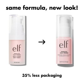 e.l.f. Poreless Face Primer, Restoring Makeup Primer For A Flawless, Smooth Canvas, Infused With Tea Tree & Vitamin A, Vegan & Cruelty-Free, 0.47 Fl Oz e.l.f. Poreless Face Primer, Restoring Makeup Primer For A Flawless, Smooth Canvas, Infused With Tea Tree & Vitamin A, Vegan & Cruelty-Free, 0.47 Fl Oz