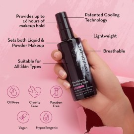 Skindinavia The Makeup Finishing Spray, Oil Control Makeup Setting Spray, All-Day Wear, Long-Lasting Up to 16+ Hours, Heat-Resistant & Waterproof, Fine Mist, 4.0 Oz Skindinavia The Makeup Finishing Spray, Oil Control Makeup Setting Spray, All-Day Wear, Long-Lasting Up to 16+ Hours, Heat-Resistant & Waterproof, Fine Mist, 4.0 Oz