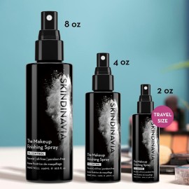 Skindinavia The Makeup Finishing Spray, Oil Control Makeup Setting Spray, All-Day Wear, Long-Lasting Up to 16+ Hours, Heat-Resistant & Waterproof, Fine Mist, 4.0 Oz Skindinavia The Makeup Finishing Spray, Oil Control Makeup Setting Spray, All-Day Wear, Long-Lasting Up to 16+ Hours, Heat-Resistant & Waterproof, Fine Mist, 4.0 Oz