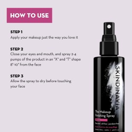 Skindinavia The Makeup Finishing Spray, Oil Control Makeup Setting Spray, All-Day Wear, Long-Lasting Up to 16+ Hours, Heat-Resistant & Waterproof, Fine Mist, 8.0 Oz Skindinavia The Makeup Finishing Spray, Oil Control Makeup Setting Spray, All-Day Wear, Long-Lasting Up to 16+ Hours, Heat-Resistant & Waterproof, Fine Mist, 8.0 Oz