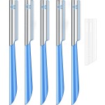 Women Facial Razor for Hair Removal - Dermaplaning Tool Peach Fuzz Trimmer, Fine Hair Remover Eyebrow Razors and Dermaplane Face Shavers Women\'s Exfoliating for Sensitive Skin Essential Travel