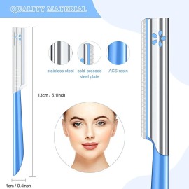 Women Facial Razor for Hair Removal - Dermaplaning Tool Peach Fuzz Trimmer, Fine Hair Remover Eyebrow Razors and Dermaplane Face Shavers Women\'s Exfoliating for Sensitive Skin Essential Travel Women Facial Razor for Hair Removal - Dermaplaning Tool Peach Fuzz Trimmer, Fine Hair Remover Eyebrow Razors and Dermaplane Face Shavers Women\'s Exfoliating for Sensitive Skin Essential Travel