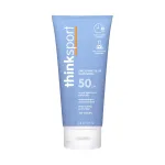 Thinksport SPF 50+ Mineral Sunscreen - Safe, Natural Sunblock for Sports & Active Use - Water Resistant Sun Cream -UVA/UVB Sun Protection - Vegan, Reef Friendly Lotion, 6oz