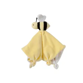 Burt\'s Bees Baby Baby Plush Toy Lovey, Hold Me Bee Stuffed Security Blanket, Infants Comfort Object, Made with Organic Velour Shell with Polyester, Sunshine Color, Size 12x12x3 Inches