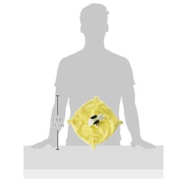 Burt\'s Bees Baby Baby Plush Toy Lovey, Hold Me Bee Stuffed Security Blanket, Infants Comfort Object, Made with Organic Velour Shell with Polyester, Sunshine Color, Size 12x12x3 Inches Burt\'s Bees Baby Baby Plush Toy Lovey, Hold Me Bee Stuffed Security Blanket, Infants Comfort Object, Made with Organic Velour Shell with Polyester, Sunshine Color, Size 12x12x3 Inches