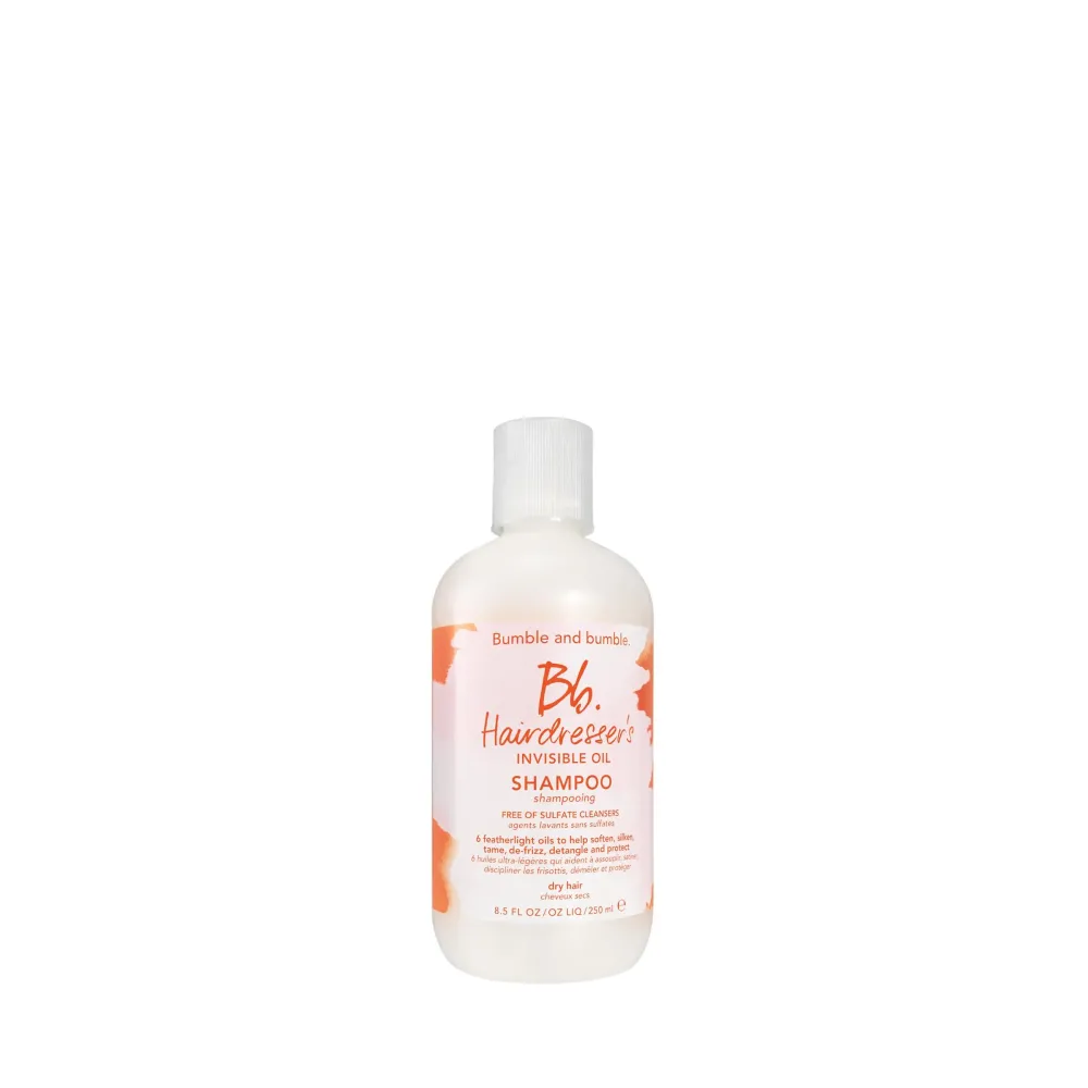 Bumble and bumble. Hairdresser\'s Invisible Oil Hydrating Shampoo | Hydrating, Anti Frizz, Softening, Color Safe | Curly, Wavy, Straight | With Argan Oil, Coconut Oil + Grapeseed Oil, 8.5 Fl Oz Bumble and bumble. Hairdresser\'s Invisible Oil Hydrating Shampoo | Hydrating, Anti Frizz, Softening, Color Safe | Curly, Wavy, Straight | With Argan Oil, Coconut Oil + Grapeseed Oil, 8.5 Fl Oz