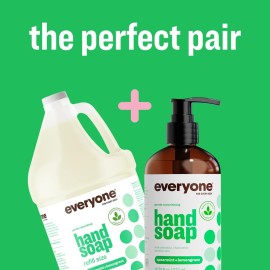 Everyone Liquid Hand Soap, 12.75 Ounce (Pack of 3), Spearmint and Lemongrass, Plant-Based Cleanser with Pure Essential Oils Everyone Liquid Hand Soap, 12.75 Ounce (Pack of 3), Spearmint and Lemongrass, Plant-Based Cleanser with Pure Essential Oils