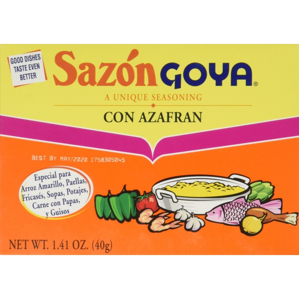 Goya Sazon Arzfran 1.41oz( pack of 3)