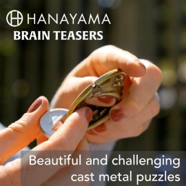 BePuzzled |Cylinder Hanayama Metal Brainteaser Puzzle Mensa Rated Level 4, for Ages 12 and Up BePuzzled |Cylinder Hanayama Metal Brainteaser Puzzle Mensa Rated Level 4, for Ages 12 and Up