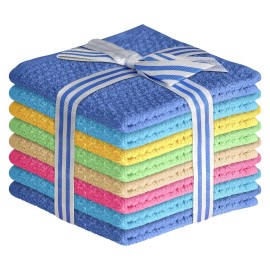 Multicolored Body Wash Cloths Washcloths Set of 8 Multipurpose Cotton Kitchen Washcloths, Bathroom Wash Cloths for Face and Body, Utility Rags - Soft and Absorbent, Washable Rags - 12 x 12 Inches Multicolored Body Wash Cloths Washcloths Set of 8 Multipurpose Cotton Kitchen Washcloths, Bathroom Wash Cloths for Face and Body, Utility Rags - Soft and Absorbent, Washable Rags - 12 x 12 Inches