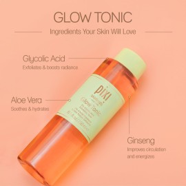 Pixi Glow Tonic Balancing Face Toner Glycolic Acid for Radiant Skin and Daily Brightening (8.5 fl oz / 250 ml) Pixi Glow Tonic Balancing Face Toner Glycolic Acid for Radiant Skin and Daily Brightening (8.5 fl oz / 250 ml)