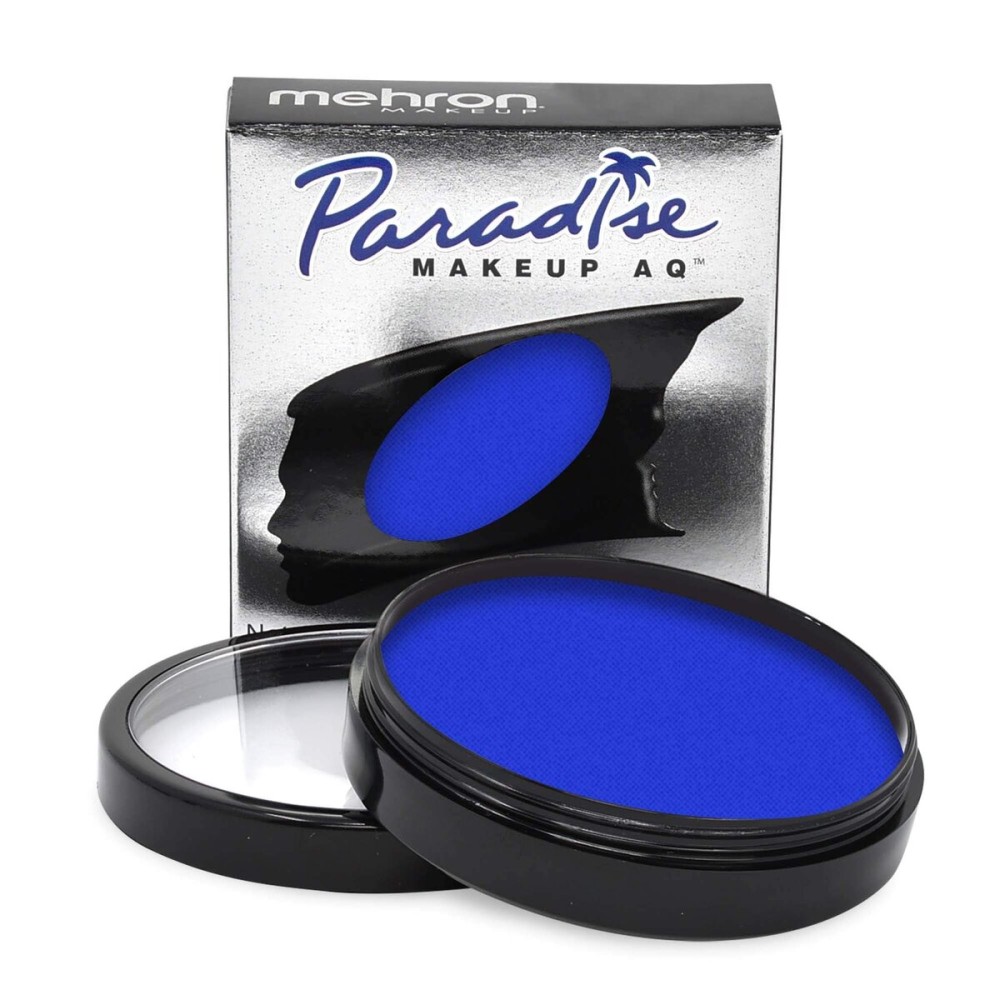 Mehron Makeup Paradise Makeup AQ Pro Size | Stage & Screen Performance, Face & Body Painting, Beauty, Cosplay, and Halloween | Water Activated Face Paint, Body Paint 1.4 oz (40 g) - Lagoon Blue Mehron Makeup Paradise Makeup AQ Pro Size | Stage & Screen Performance, Face & Body Painting, Beauty, Cosplay, and Halloween | Water Activated Face Paint, Body Paint 1.4 oz (40 g) - Lagoon Blue