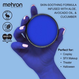 Mehron Makeup Paradise Makeup AQ Pro Size | Stage & Screen Performance, Face & Body Painting, Beauty, Cosplay, and Halloween | Water Activated Face Paint, Body Paint 1.4 oz (40 g) - Lagoon Blue Mehron Makeup Paradise Makeup AQ Pro Size | Stage & Screen Performance, Face & Body Painting, Beauty, Cosplay, and Halloween | Water Activated Face Paint, Body Paint 1.4 oz (40 g) - Lagoon Blue