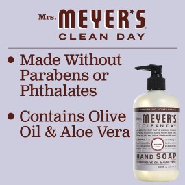Mrs. MEYER\'S Hand Soap Lavender 12.5 Ounce Pump (370ml) (3 Pack)