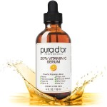 PURA D\'OR 20% Vitamin C Serum 4 Oz - Lightweight Maximum Strength Formula - Retinol, Hyaluronic Acid, Ferulic Acid - Professional Grade Treatment For Face & Eyes, Wrinkles - Men & Women