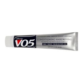 Alberto VO5 Conditioning Hairdressing for Grey White Silver Blonde Hair - Hair Conditioner Styling Product - Smooths Frizz - Brightens Color - 1.5 oz Alberto VO5 Conditioning Hairdressing for Grey White Silver Blonde Hair - Hair Conditioner Styling Product - Smooths Frizz - Brightens Color - 1.5 oz