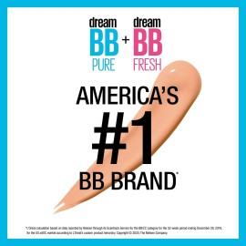 Maybelline Dream Pure Skin Clearing BB Cream, 8-in-1 Skin Perfecting Beauty Balm With 2% Salicylic Acid, Sheer Tint Coverage, Oil-Free, Medium, 1 Count Maybelline Dream Pure Skin Clearing BB Cream, 8-in-1 Skin Perfecting Beauty Balm With 2% Salicylic Acid, Sheer Tint Coverage, Oil-Free, Medium, 1 Count