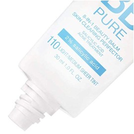 Maybelline Dream Pure Skin Clearing BB Cream, 8-in-1 Skin Perfecting Beauty Balm With 2% Salicylic Acid, Sheer Tint Coverage, Oil-Free, Medium, 1 Count Maybelline Dream Pure Skin Clearing BB Cream, 8-in-1 Skin Perfecting Beauty Balm With 2% Salicylic Acid, Sheer Tint Coverage, Oil-Free, Medium, 1 Count
