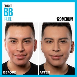 Maybelline Dream Pure Skin Clearing BB Cream, 8-in-1 Skin Perfecting Beauty Balm With 2% Salicylic Acid, Sheer Tint Coverage, Oil-Free, Medium, 1 Count Maybelline Dream Pure Skin Clearing BB Cream, 8-in-1 Skin Perfecting Beauty Balm With 2% Salicylic Acid, Sheer Tint Coverage, Oil-Free, Medium, 1 Count