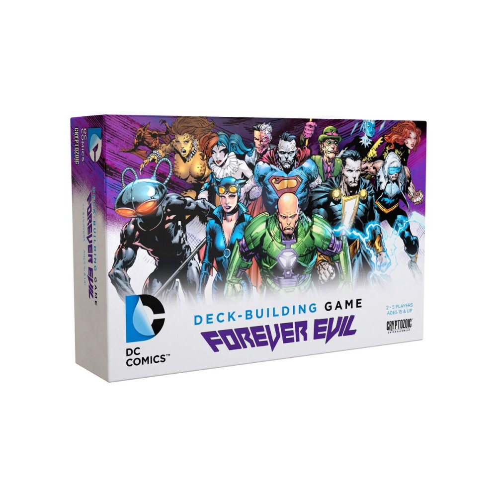 DC Deck-Building Game: Forever Evil - Its Good to be Bad - Play as DC Universe Villains Harley Quinn,Deathstroke,Black Adam - 2 to 5 Players - Ages 15+