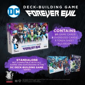 DC Deck-Building Game: Forever Evil - Its Good to be Bad - Play as DC Universe Villains Harley Quinn,Deathstroke,Black Adam - 2 to 5 Players - Ages 15+