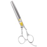 Equinox International, Professional Hair Scissors, Japanese Stainless Steel-Barber Hair Cutting Texturizing Thinning Razor Edge Series Teeth Shears for Men/Women/Kids/Salon & Home-6.5 Overall Length
