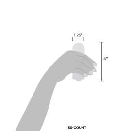 ForPro Professional Collection Stainless Steel Pedi File Refill, 180 Grit, White, EZ-Strip Peel Pedicure Refill Pads, 1.25 W x 4 L, 50-Count