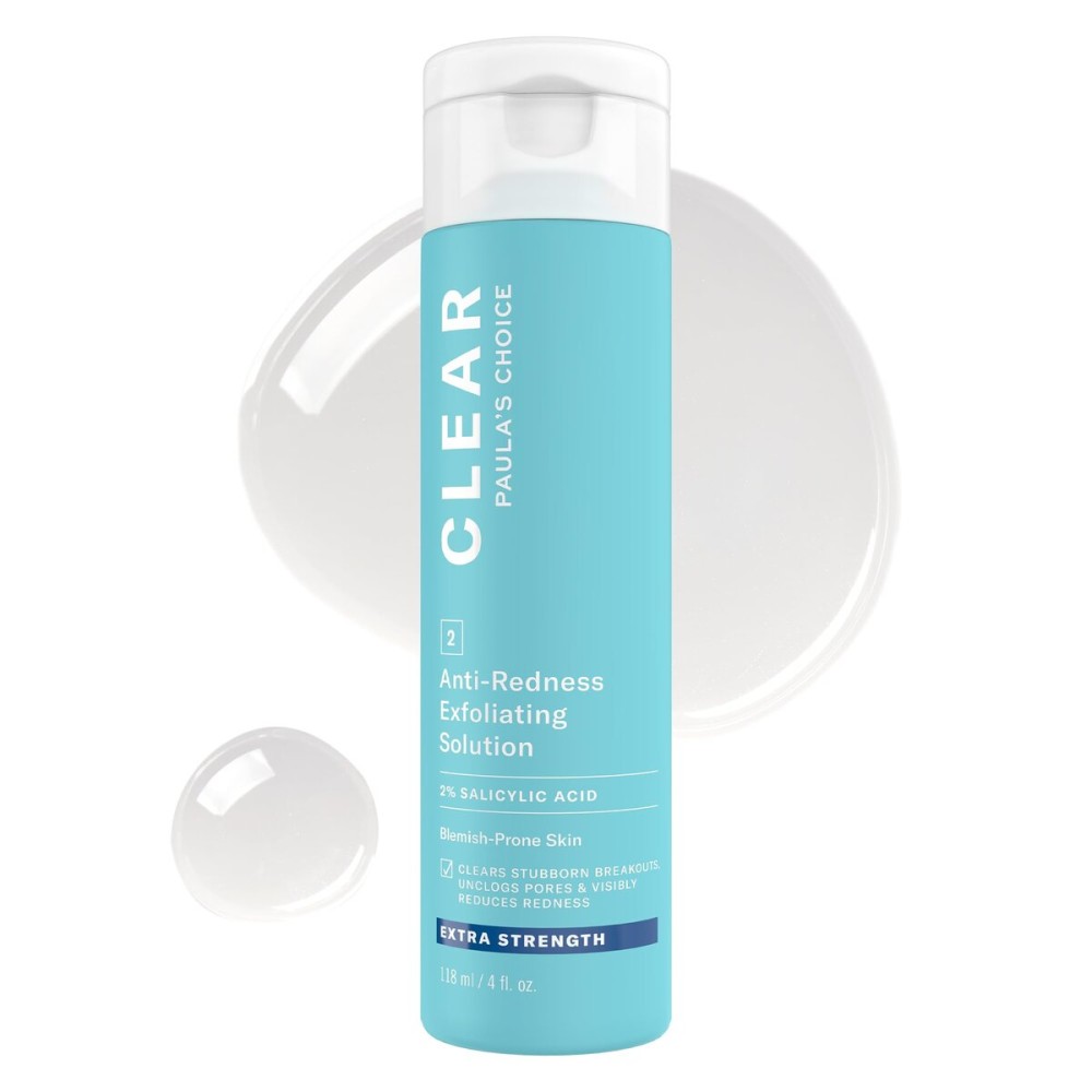 Paula\'s Choice CLEAR Extra Strength Exfoliator, 2% Salicylic Acid Exfoliant for Acne, Redness Relief, 4 Ounce Paula\'s Choice CLEAR Extra Strength Exfoliator, 2% Salicylic Acid Exfoliant for Acne, Redness Relief, 4 Ounce