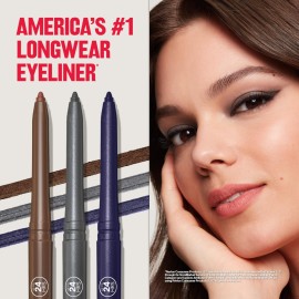 Revlon ColorStay Pencil Eyeliner with Built-in Sharpener, Waterproof, Smudgeproof, Longwearing Eye Makeup with Ultra-Fine Tip, Sapphire, 0.028 oz Revlon ColorStay Pencil Eyeliner with Built-in Sharpener, Waterproof, Smudgeproof, Longwearing Eye Makeup with Ultra-Fine Tip, Sapphire, 0.028 oz