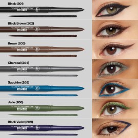 Revlon ColorStay Pencil Eyeliner with Built-in Sharpener, Waterproof, Smudgeproof, Longwearing Eye Makeup with Ultra-Fine Tip, Sapphire, 0.028 oz Revlon ColorStay Pencil Eyeliner with Built-in Sharpener, Waterproof, Smudgeproof, Longwearing Eye Makeup with Ultra-Fine Tip, Sapphire, 0.028 oz
