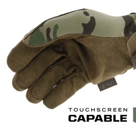 Mechanix Wear: The Original MultiCam Tactical Work Gloves with Secure Fit, Flexible Grip for Multi-purpose Use, Durable Touchscreen Safety Gloves for Men (Medium, MultiCam)