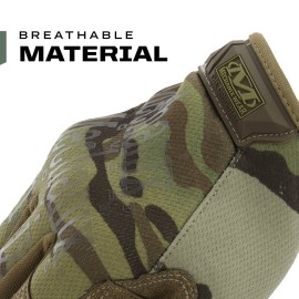 Mechanix Wear: The Original MultiCam Tactical Work Gloves with Secure Fit, Flexible Grip for Multi-purpose Use, Durable Touchscreen Safety Gloves for Men (Medium, MultiCam)